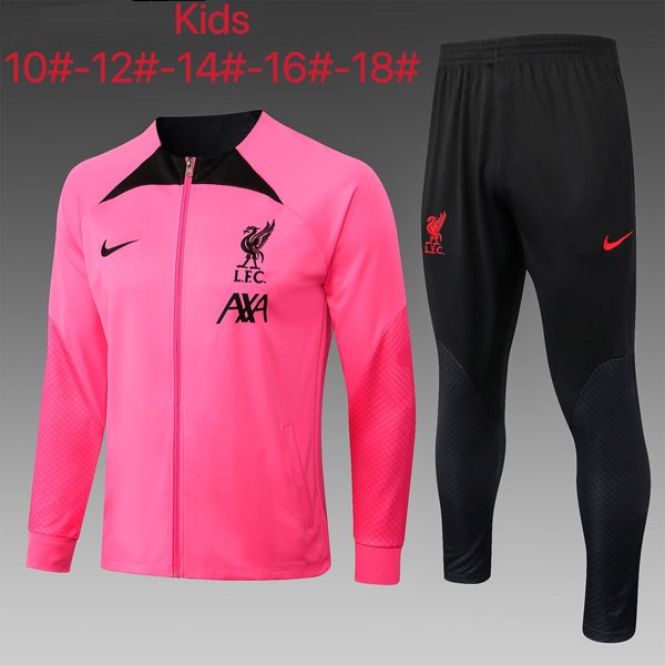 Kinder Trainingsanzug Liverpool 2023 Pink